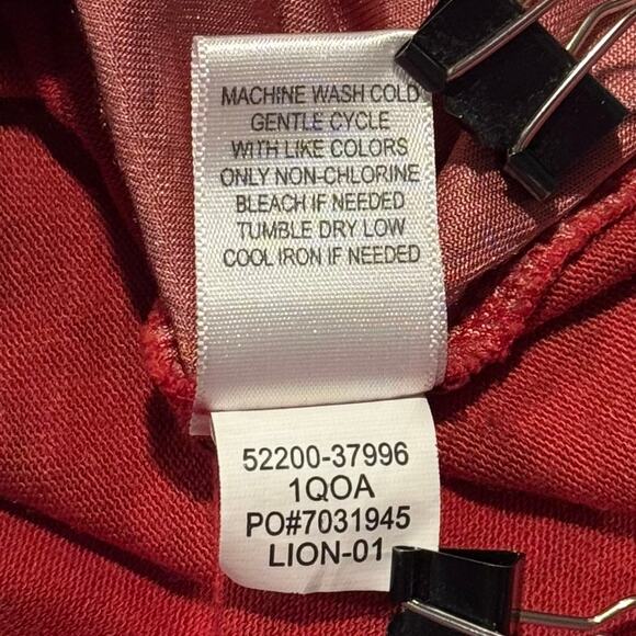 Tunic Sweater Velvet Whimsigoth Boho Romantic Goth Festival Red Black Size Large - Picture 5 of 7